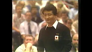 Worldchampionship 3cushion Heeswijk-Dinther 1985. Final Nobuaki Kobayashi - Raymond Ceulemans. Part1