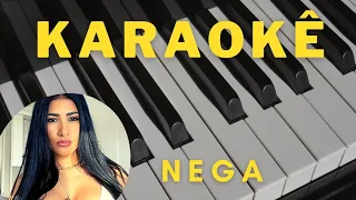 Simaria - Nega ( Karaokê ) Playback Piano