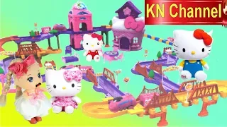 BÚP BÊ KN Channel BIẾN THÀNH KHỔNG LỒ TRONG THÀNH PHỐ MÈO HELLO KITTY Đồ chơi trẻ em CỦA BÉ NA