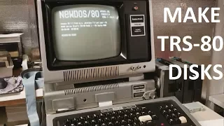 How to create floppy disks for use in a 1977 TRS-80 in 2018