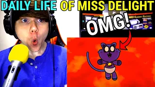 DAILY LIFE of MISS DELIGHT... (Cartoon Animation) @GameToonsOfficial REACTION!