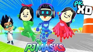 OS SUPER-HÉROIS PJ MASKS ESTÃO NO PK XD !!!