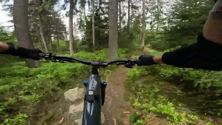 cooler MTB Trail am Friedenfels mit Santa Cruz Heckler emtb GoPro 11