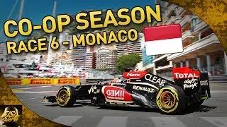 F1 2013 | Co-op Season w/ Kptk92 - R6 Monaco 50% (Live Commentary)
