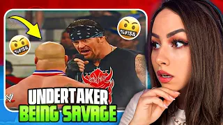 Girl watches WWE- The Undertaker Most Savage Moments in WWE
