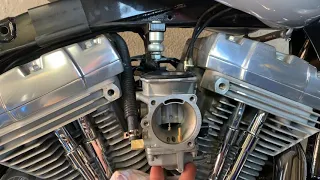 Easy way to swap out jet needle and jets when tuning CV carb on your Harley Davidson