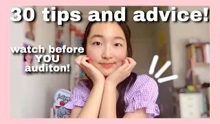 30 IMPORTANT kpop audition tips & advice you NEED to know before YOU audition! (part 2) ~30k special
