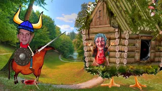 Клип сказка  у бабки ёжки(3) видеомонтаж crazytalk animator