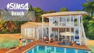 ⛵BEACH Family Home • Rustic Interior Design | NoCC | Sulani | THE SIMS 4