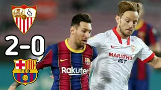Sevilla vs Barcelona 2-0 Highlights & All Goals 2021