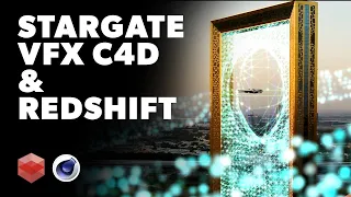 C4D tutorial - How to Make this Stargate Animation with RG Form, Cinema 4D & Redshift