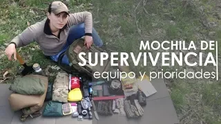 Mochila de supervivencia para acampada montaña o emergencias | Contenido, uso y recomendaciones
