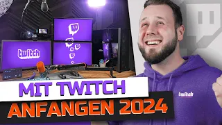 TWITCH STREAM einrichten TUTORIAL für ANFÄNGER (2024)