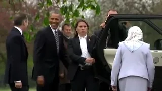 Prince Philip Drives Pres. Obama, Michelle around Windsor Castle