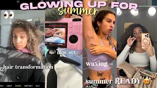 MAINTENANCE vlog: GLOW UP w/ me for SUMMER | cutting my hair, nails, hair removal + more  💅🏽