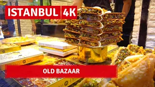 Istanbul Eminönü |Walking Tour In Attractive Bazaar |8 September 2021 4k UHD 60fps