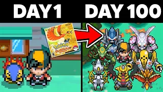 I Played 100 Days in Pokemon HeartGold... Here's What Happened!