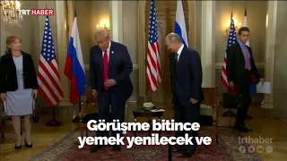 Trump ve Putin arasındaki tarihi zirve başladı