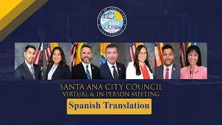 Santa Ana Council, March 1, 2022 -Spanish