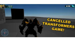 Playing & Showcasing A Cancelled Transformers Video Game!
