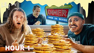 SURVIVING 24 HOURS of PANCAKES at IHOP