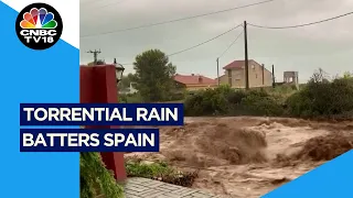 Severe Rainfall Floods Roads In Madrid, Laliga Match Suspended, Red Alert Issued - September 3 |N18V