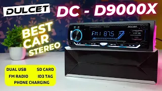 Dulcet DC- D9000X Car Stereo Car Stereo Unboxing and review | Anti Theft Panel | Best Car Stereo