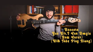 Baccara - Yes Sir, I Can Boogie (Bass Cover) (With Tabs Play Along) (4K)