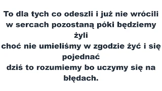 Verba - Dla tych co odeszli (Official Teledysk) + tekst