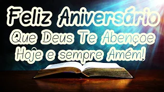 Feliz Aniversário Com a Presença de Deus Tudo vai dar certo em sua vida!