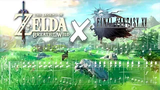 I added Final Fantasy XV music to Zelda botw and it feels epic