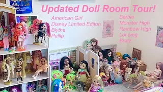 Updated Doll Room Tour: January, 2023! Come Meet My Dolls & Collection!!
