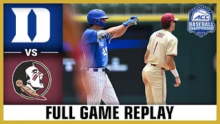 Duke vs. Florida State Full Game Replay | 2024 ACC Baseball Championship (FINAL)