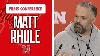 Nebraska Football Head Coach Matt Rhule meets with media during Huskers' bye week I HuskerOnline