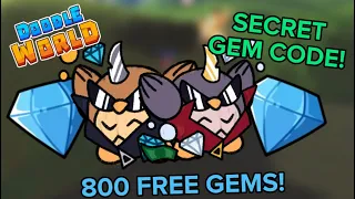 SECRET DOODLE WORLD GEMS CODE! *800 FREE GEMS* | Doodle World