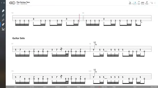 Metallica - The Outlaw Torn (BASS TAB PLAY ALONG)