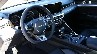 New 2022 Kia K5 GT-Line AWD Interior Tour & Wheels / Rims - 2021 Denver Auto Show, Colorado