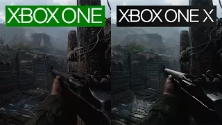 Call of Duty WWII | Xbox One vs Xbox One X | 4K Graphics Comparison | Final Version