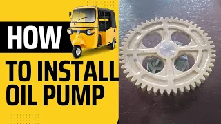 Master Your Piaggio Ape City: Learn How to Install Oil Pump 230cc and 200cc Petrol Like a Pro!