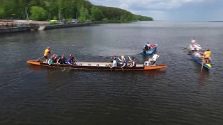 Десятый открытый чемпионат г. Чайковский по гребле на лодках класса Дракон