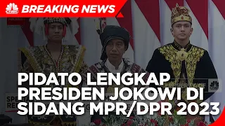 Lengkap! Pidato Kenegaraan Presiden Jokowi di Sidang Tahunan MPR/DPR 2023