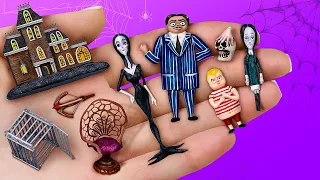 Muñecas en Miniatura / 9 DIYs de la Familia Addams