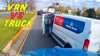 VAN LEARNS WHY YOU SHOULDN'T CUT OFF A SEMI-TRUCK