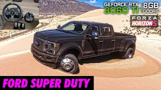Ford Super Duty F-450 | Forza Horizon 5 | Steering Wheel Gameplay