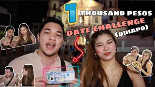 1 THOUSAND PESOS Date Challenge (Quiapo)