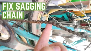 How to Tighten Bike Chain | Single speed and Internal Gear Bikes