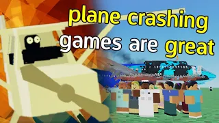 I Played The BEST and WORST "Plane Crashing Games" on Roblox!