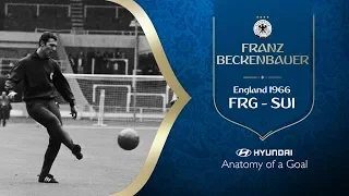 Franz Beckenbauer Goal | Germany FR v Switzerland | 1966 FIFA World Cup