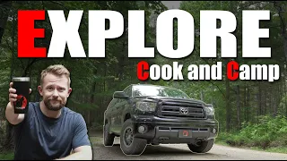 30 Miles on Gravel - Explore, Cook, Camp and Storms - Truck Life