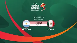 3RD PLACE: Argentina v Mexico | Full Game - FIBA U16 Women's Americas Championship 2021